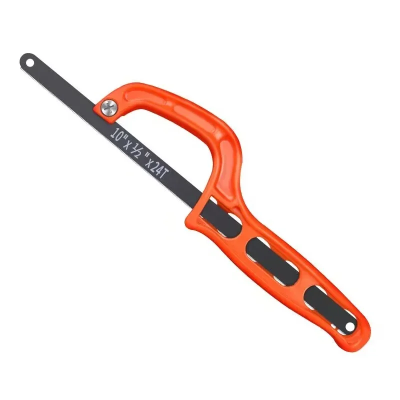 Hacksaw - 1pc mini serra vermelha ajustável serra