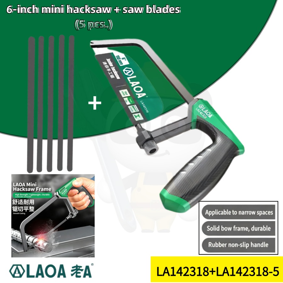 Hacksaw - Serra Manual Mini LAOA de 6